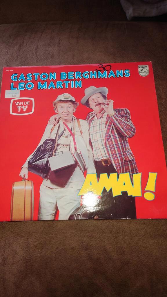 LP Gaston Berghmans & Leo Martin - Amai!, Cd's en Dvd's, Vinyl | Nederlandstalig, Zo goed als nieuw, Levenslied of Smartlap, 12 inch