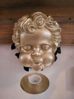 Gouden Kandelaar - Engel Decoratie, Huis en Inrichting, Woonaccessoires | Kandelaars en Kaarsen, Ophalen of Verzenden, Metaal