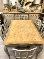 Prachtige gerestylde Queen ann eettafel met 6 stoelen, Antiek en Kunst, Antiek | Meubels | Tafels, Ophalen of Verzenden