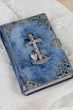 Antiek bijbeltje/ gebedenboekje met  echt zilveren beslag, Antiek en Kunst, Ophalen of Verzenden