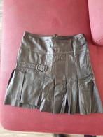 @ Leren rok GG maat M ginger, Kleding | Dames, Maat 38/40 (M), Bruin, Ophalen of Verzenden, Zo goed als nieuw