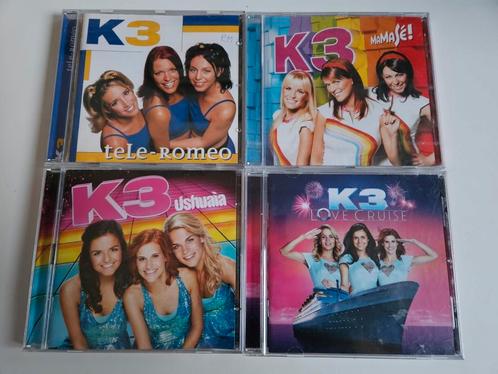 4x cd van K3 licht beschadigd. Totaalprijs zonder verzenden., Cd's en Dvd's, Cd's | Kinderen en Jeugd, Zo goed als nieuw, Muziek