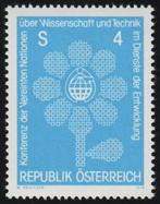 Michel  1616  Yvert 1445 Conf. V.N. wetenschap en tecniek, Postzegels en Munten, Postzegels | Europa | Oostenrijk, Ophalen of Verzenden