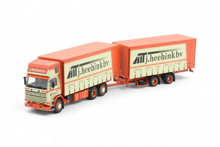 TEKNO SCANIA 112M TOPSLEEPER VOLUME COMBI  HEEBINK, Hobby en Vrije tijd, Modelauto's | 1:50, Nieuw, Bus of Vrachtwagen, Tekno