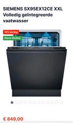 Vaatwasser SIEMENS SX95EX12CE XXL Volledig geïntegreerd, Witgoed en Apparatuur, Vaatwasmachines, Ophalen, Minder dan 10 liter