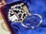 vintage broche sjaal klem foto 1 t/m 3, Ophalen of Verzenden, Zo goed als nieuw, Jolandamonsieurs@gmail.com, Zilver