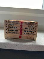 Vintage Reisspel: Tic-Tac-Toe, Ludo, Halma, Dammen, Hobby en Vrije tijd, Gezelschapsspellen | Bordspellen, Een of twee spelers