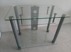 Glazen tv meubel, Ophalen, 50 tot 100 cm, Zo goed als nieuw, Minder dan 100 cm