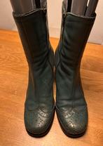 SACHA Zeegroene enkellaarsjes met hak. Maat 40, Lage of Enkellaarzen, Ophalen of Verzenden, Zo goed als nieuw, Sacha