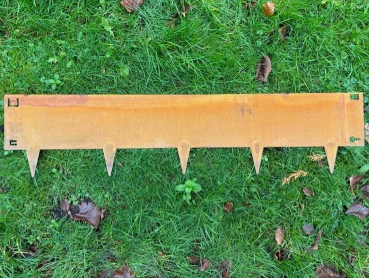 Cortenstaal Borderrand 24 x 106 cm - Al Verroest - Goedkoop, Tuin en Terras, Bielzen en Borders, Nieuw, Border, Overige materialen