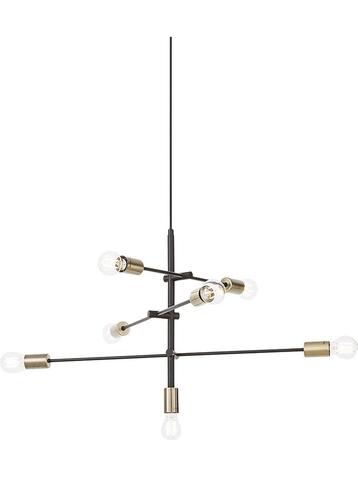 Westwing Venja Hanglamp - Messing/Zwart beschikbaar voor biedingen