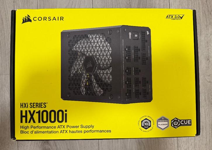 Corsair HX1000i (2023) – 1000W, Computers en Software, Interne voedingen, Gebruikt, Verzenden