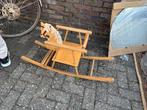 Vintage houten hobbelpaard, Kinderen en Baby's, Speelgoed | Houten speelgoed, Ophalen, Gebruikt, Rij- of Hobbelspeelgoed