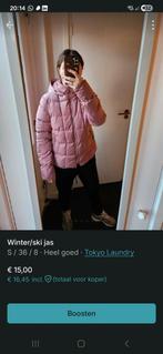 Tokyo Laundry Ski Jas - Maat S, Tokyo Laundry, Ophalen of Verzenden, Zo goed als nieuw, Roze