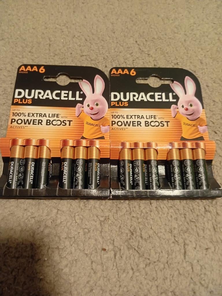 Duracell AAA Batterijen  nieuw in verpakking 100% Verpakking, Ophalen of Verzenden, Nieuw