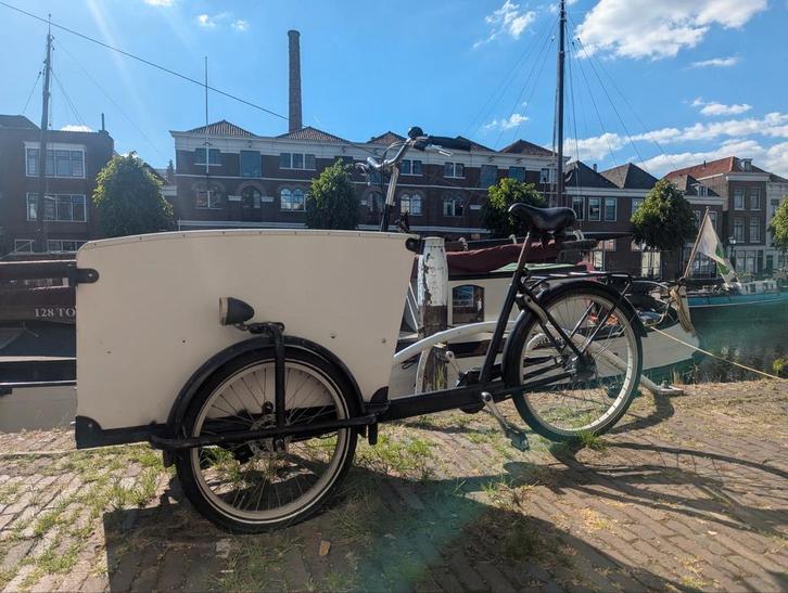 Gebruikte Bakfiets - Rijdt nog prima!, Fietsen en Brommers, Fietsen | Bakfietsen, Ophalen