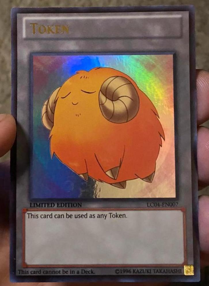 Yu-Gi-Oh! Lamb Token Promo Promo !, Hobby en Vrije tijd, Verzamelkaartspellen | Yu-gi-Oh!, Zo goed als nieuw, Losse kaart, Foil