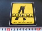 sticker jeans kleding reitsma zwolle kampen meppel emmeloord, Verzamelen, Stickers, Ophalen, Zo goed als nieuw, Bedrijf of Vereniging