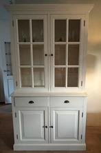 Mooie witte buffetkast in landelijke stijl, Ophalen, 100 tot 150 cm, 200 cm of meer, Landelijk