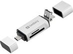 Card Reader USB-C + USB + Micro USB, Nieuw, Verzenden, Sandberg