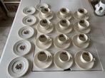 Wedgwood Moss Rose 12x kop & schotel + 6x gebaksbordjes, Huis en Inrichting, Keuken | Servies, Ophalen of Verzenden, Zo goed als nieuw