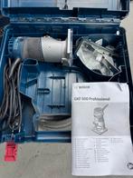 Bosch freesmachine GFK 600 z.g.a.n. met freesjes, Ophalen of Verzenden, Zo goed als nieuw, Elektrisch, Bovenfrees