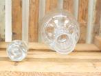 Glazen karaf 35649, Huis en Inrichting, Woonaccessoires | Vazen, Ophalen, Gebruikt, Overige kleuren, Glas