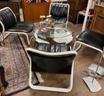 Vier vintage design stoelen / fauteuils, Ophalen of Verzenden
