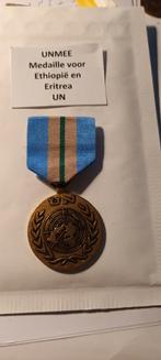 UNMEE Medaille Ethiopië/Eritrea, Ophalen of Verzenden, Overige soorten, Overige gebieden, Lintje, Medaille of Wings