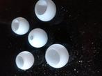Harco loor design lamp snowball bolletjes hagelwit opaalglas, Ophalen of Verzenden, Zo goed als nieuw