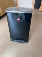 Wesco Big Double Afvalemmer 36 liter met pedaal - Zwart, Ophalen, Gebruikt, Met pedaal, 50 tot 75 cm