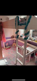Houten hoogslaper (nous kids hoogslaper Charlie), Huis en Inrichting, Slaapkamer | Stapelbedden en Hoogslapers, Ophalen, 100 cm