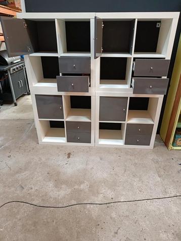 Deurtjes en Lades Hoogglans grijs voor de Kallax en Expedit! beschikbaar voor biedingen