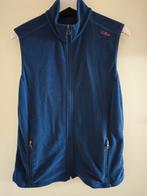 Blauwe fleece outdoor bodywarmer dames Large, Kleding | Dames, Ophalen of Verzenden, Zo goed als nieuw, Maat 38/40 (M), Blauw