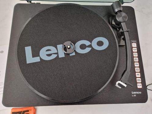 Lenco L-30BK platenspeler, Audio, Tv en Foto, Platenspelers, Zo goed als nieuw, Platenspeler, Overige merken, USB-aansluiting