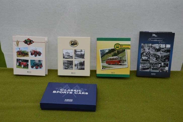 5 Atlas Editions Collections mappen: Presidential Cars, Tram, Verzamelen, Spoorwegen en Tramwegen, Gebruikt, Trein, Boek of Tijdschrift