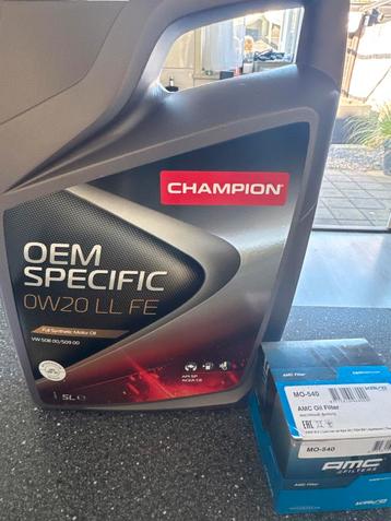 Motorolie 0w20 + Oliefilter - Nieuw beschikbaar voor biedingen