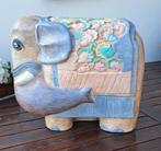 Houten olifant, Antiek en Kunst, Ophalen