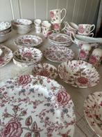 Johnson Bros Rose Chinz – 67-delig kannen borden mokken, Antiek en Kunst, Ophalen