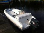Quicksilver 425 met 55 pk en trailer, Watersport en Boten, Ophalen, Gebruikt, Minder dan 70 pk, 3 tot 6 meter