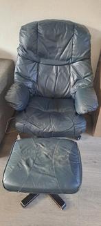 Heerlijke leren relax stoel, Tuin en Terras, Ophalen