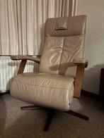 Luxe en complete leren sta-op stoel fauteuil van Prominent, Huis en Inrichting, Ophalen of Verzenden, Zo goed als nieuw, Eén