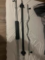 Halterstangenset met clips, Ophalen of Verzenden, Zo goed als nieuw, Minder dan 150 cm, Overige typen