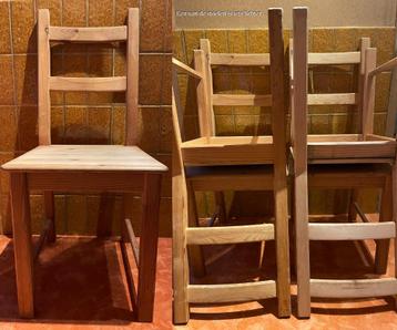 4 HOUTEN STOELEN €25 AMSTERDAM beschikbaar voor biedingen