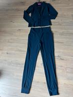 Studio anneloes travelstof pak blauw maat S jasje broek, Kostuum of Pak, Studio Anneloes, Blauw, Ophalen of Verzenden
