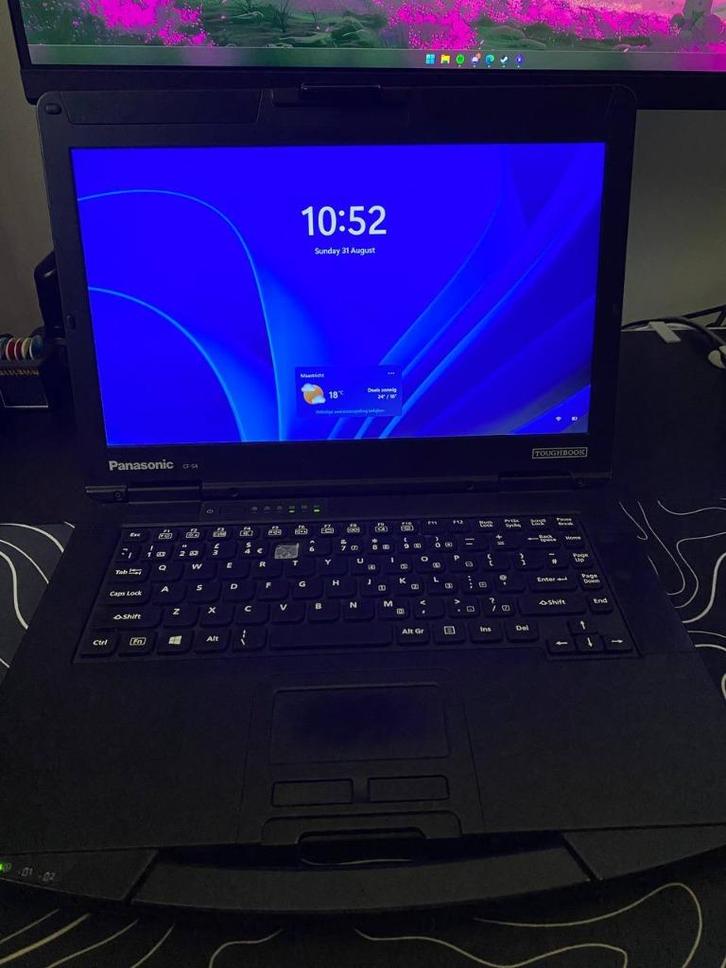 Panasonic CF-54 TOUGHBOOK laptop, Computers en Software, Windows Laptops, Gebruikt, 14 inch, SSD, 2 tot 3 Ghz, 16 GB, Qwerty, Met videokaart