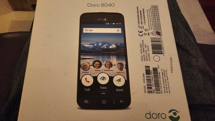 Doro 8040 Smartphone - Gebruiksvriendelijk!, Telecommunicatie, Mobiele telefoons | Overige merken, Gebruikt, Zonder abonnement