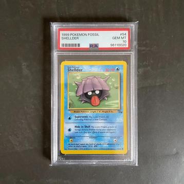 Pokémon #54 Shellder Fossil PSA 10 beschikbaar voor biedingen