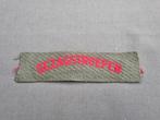 Straatnaam GEZAGSTROEPEN, Verzamelen, Ophalen of Verzenden, Landmacht, Nederland, Embleem of Badge
