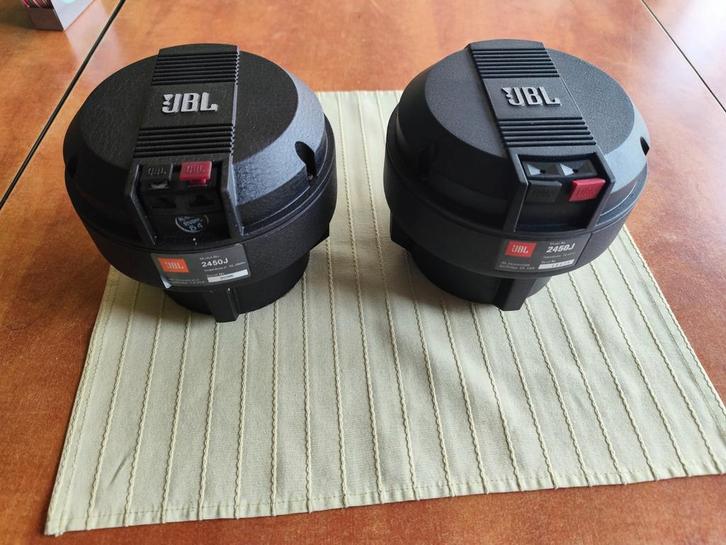 JBL 2450J Compressie Drivers (Paar), Audio, Tv en Foto, Luidsprekers, Gebruikt, Overige typen, 120 watt of meer, JBL, Ophalen of Verzenden